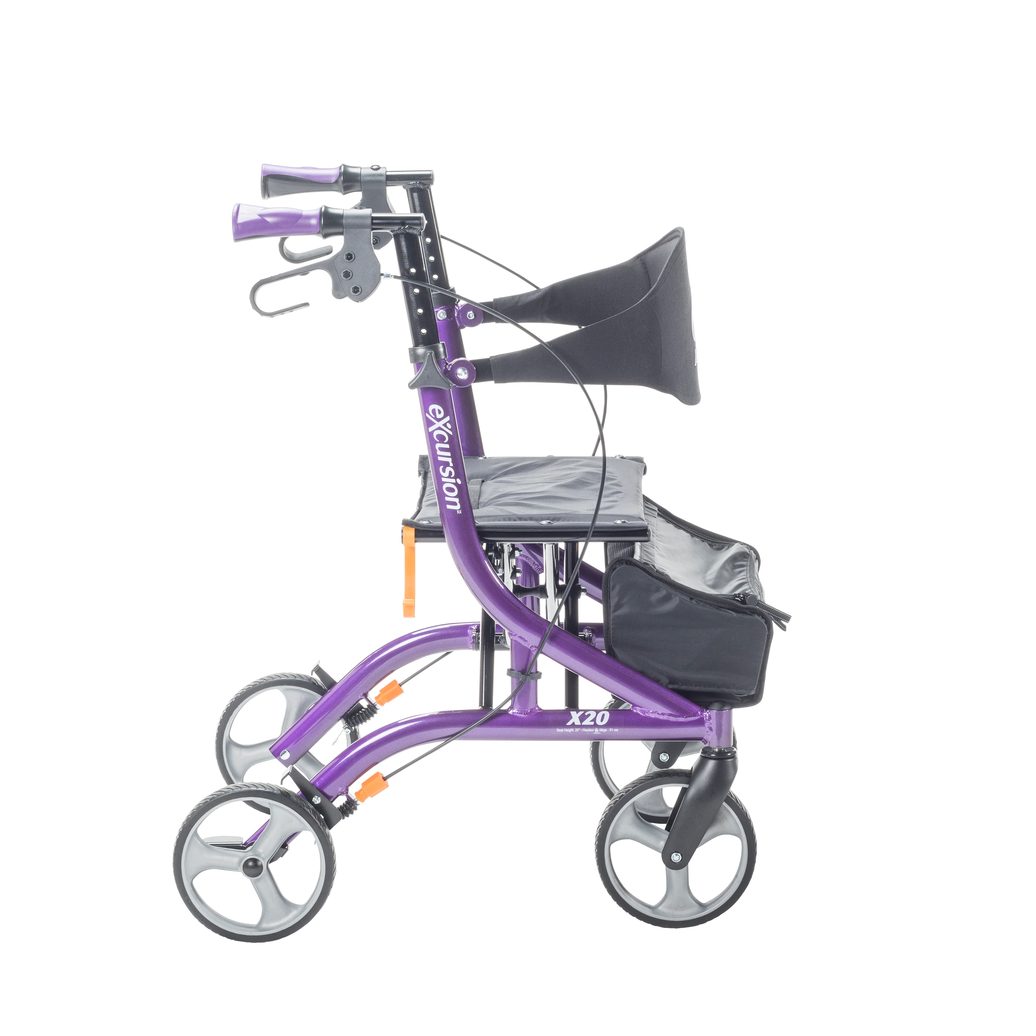 Airgo eXcursion X20 Lightweight Side-fold Rollator - Image 9