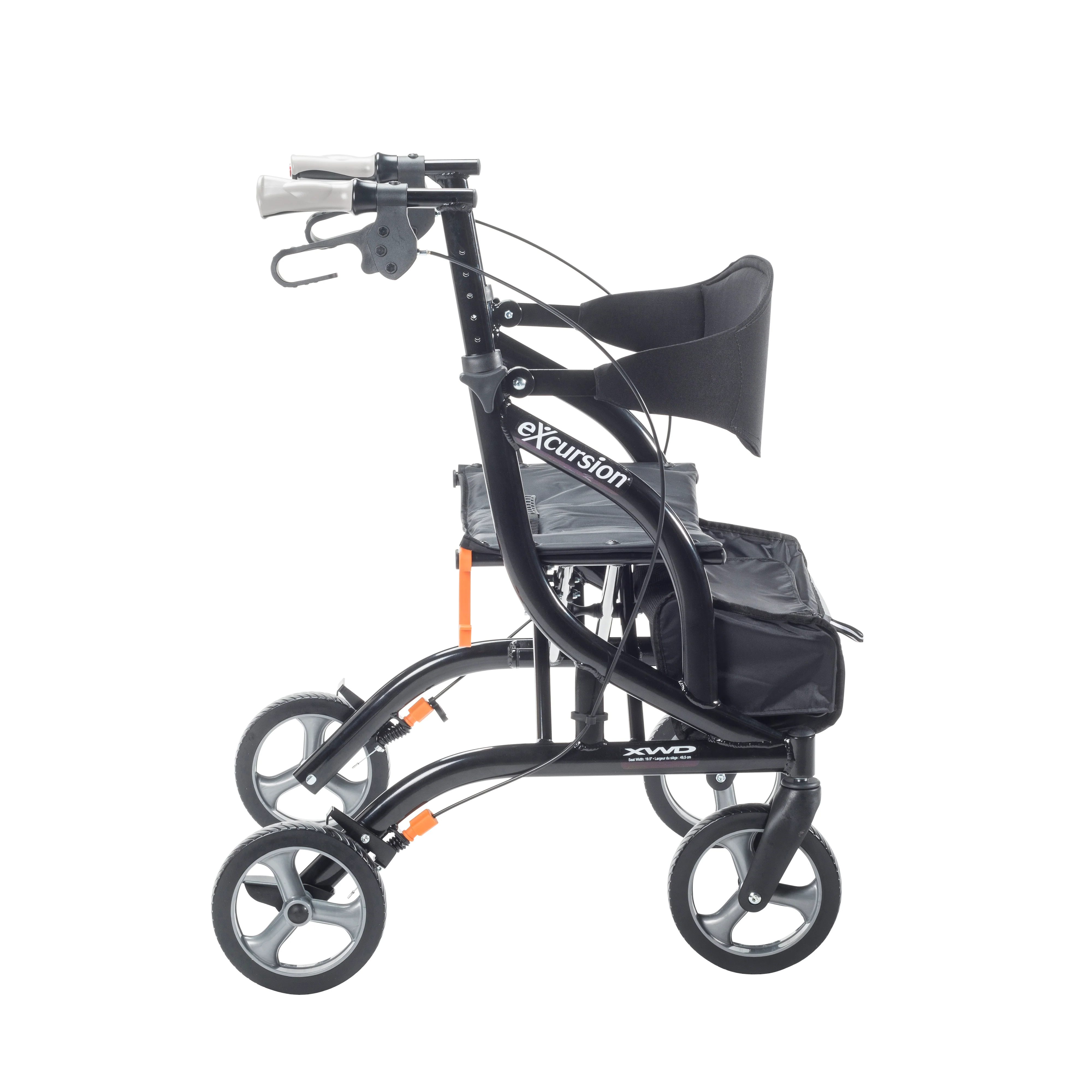 Airgo eXcursion XWD Lightweight Side-fold Rollator - Image 5