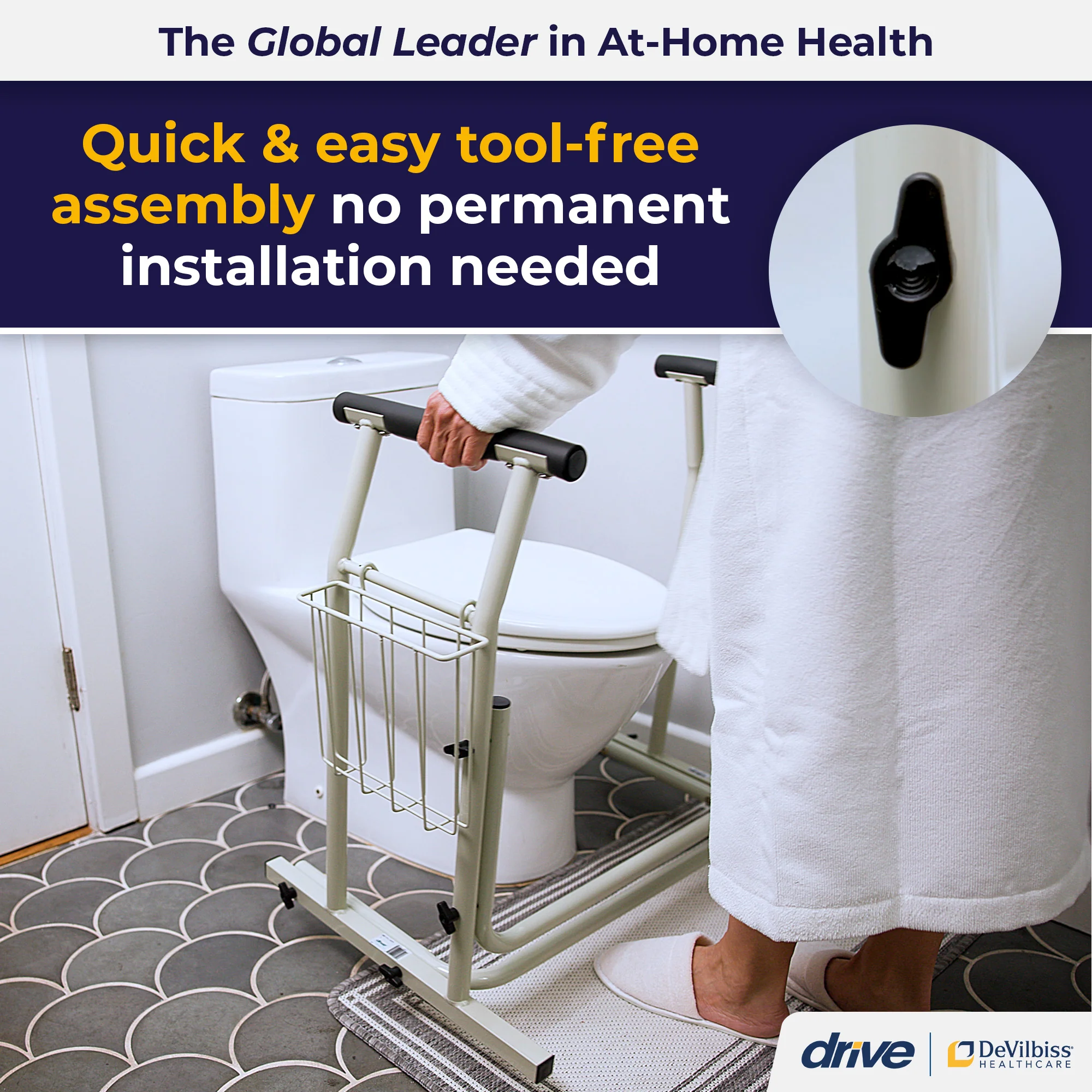 Free-standing Toilet Safety Rail - Image 12