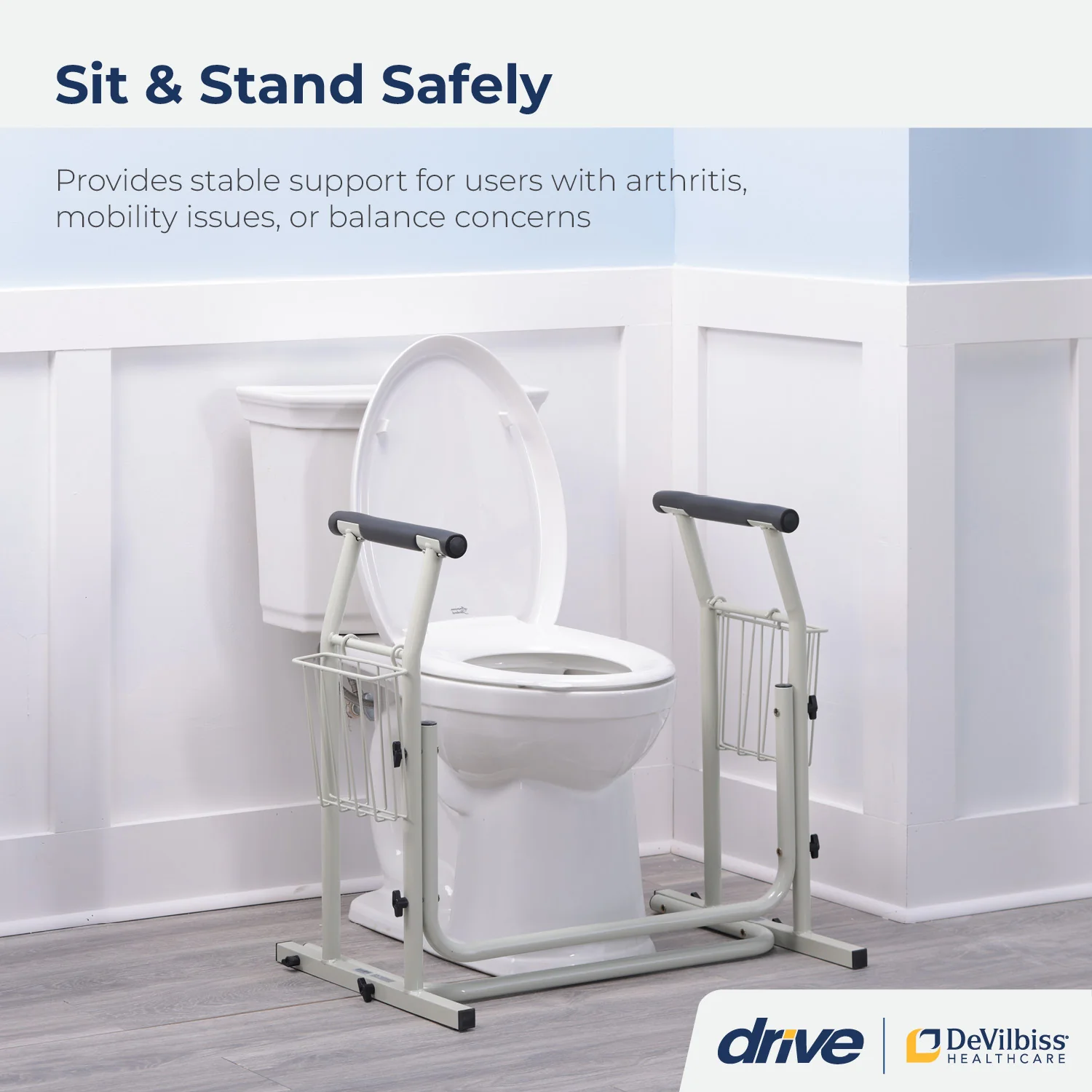 Free-standing Toilet Safety Rail - Image 3