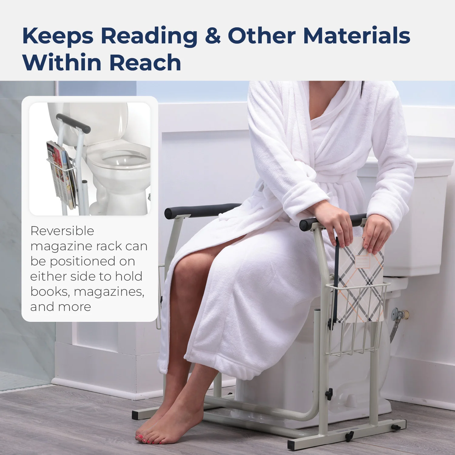 Free-standing Toilet Safety Rail - Image 6