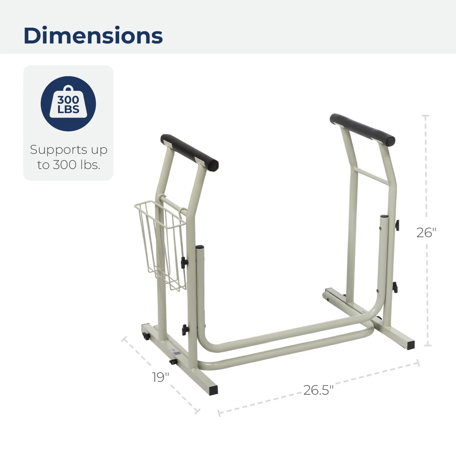 Free-standing Toilet Safety Rail - Image 8