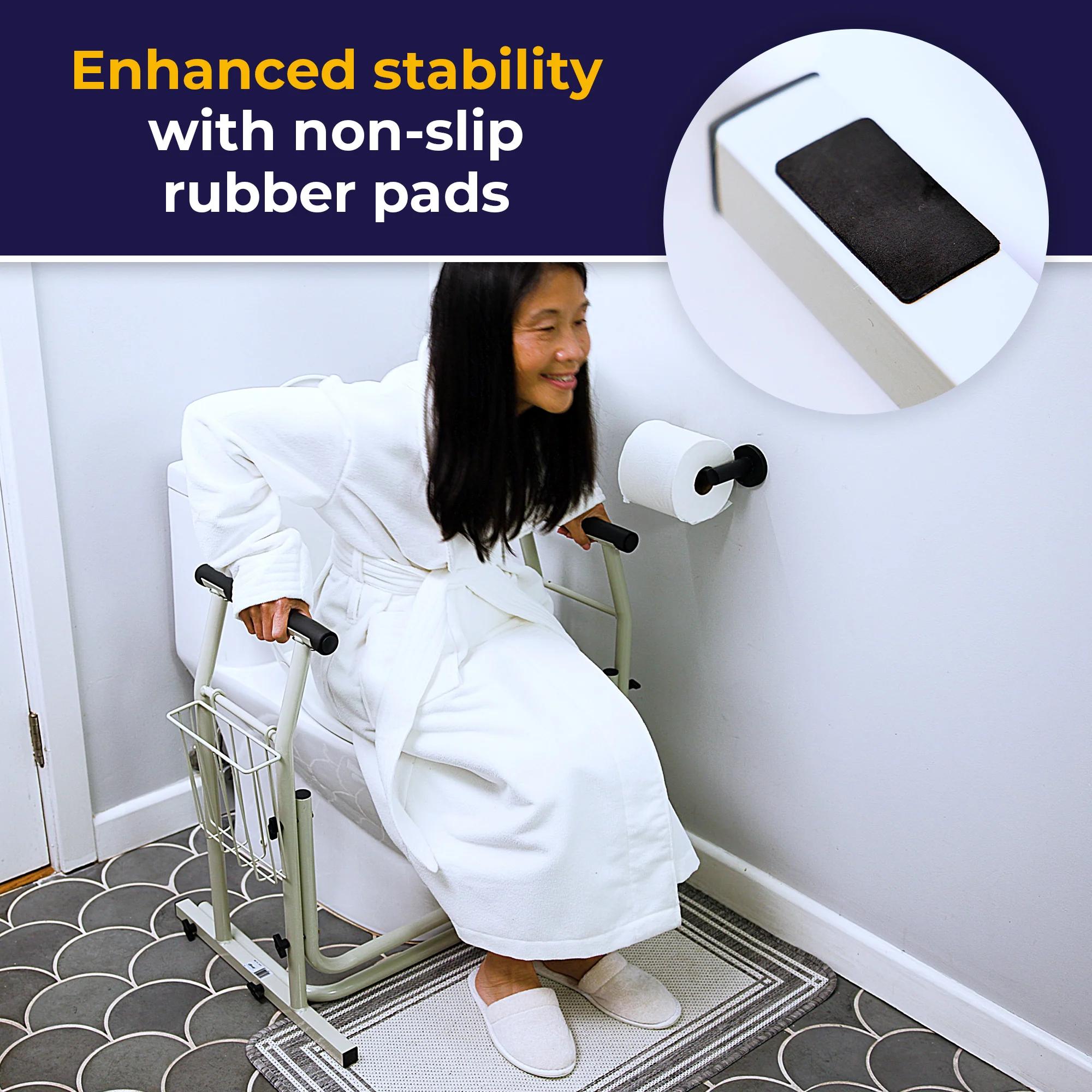 Free-standing Toilet Safety Rail - Image 9