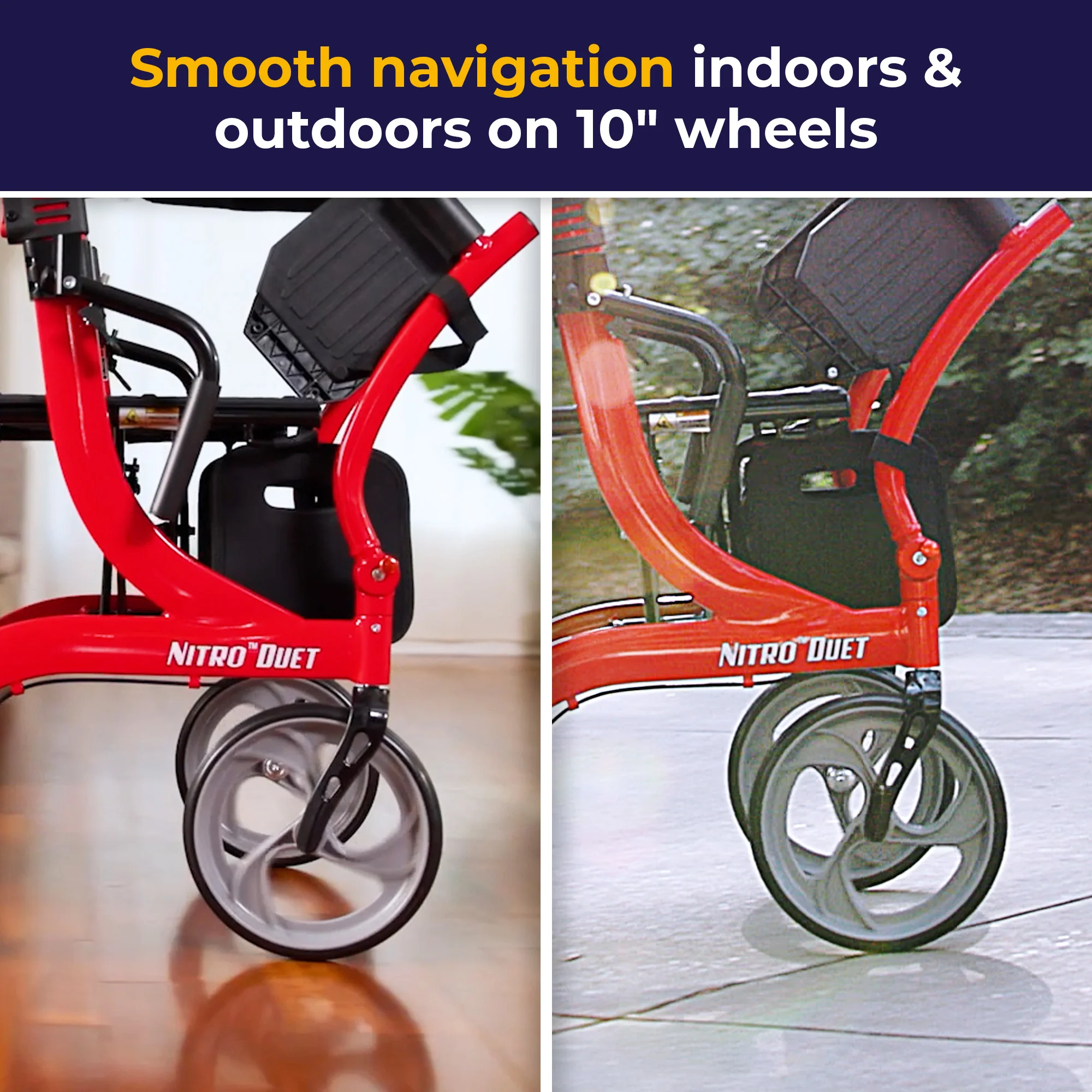 Nitro® Duet Rollator and Transport Chair - Image 17