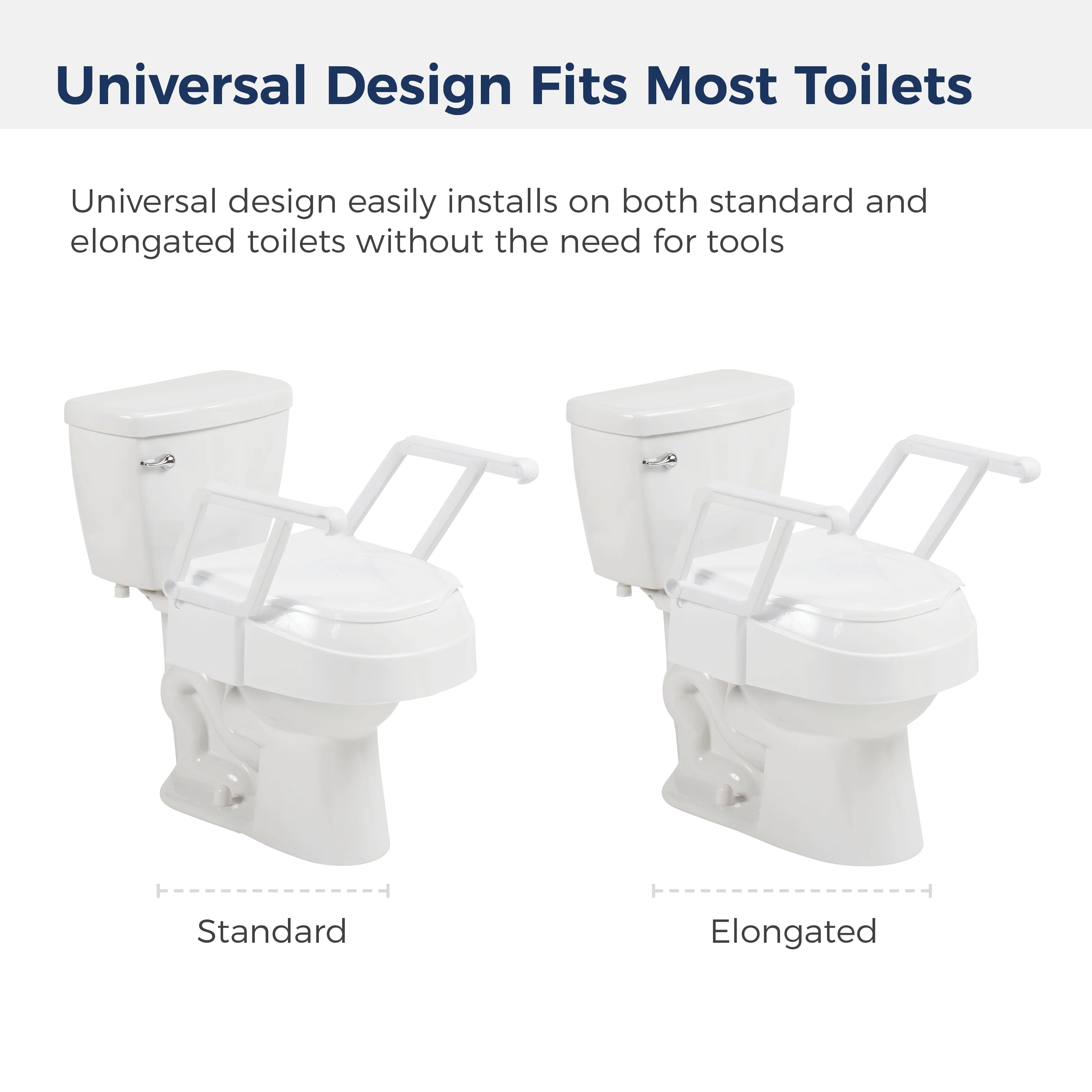 PreserveTech™ Universal Raised Toilet Seat - Image 8