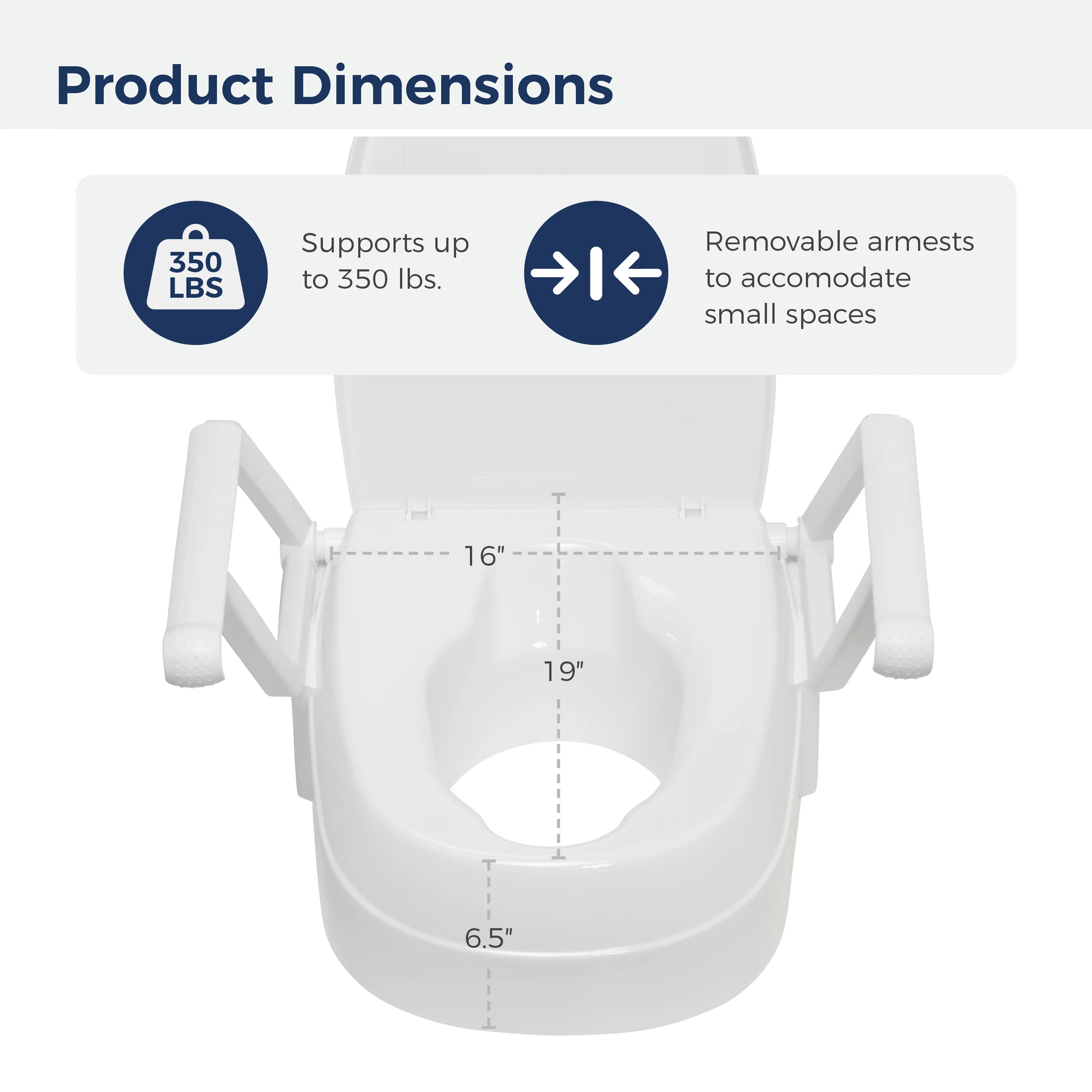 PreserveTech™ Universal Raised Toilet Seat - Image 9